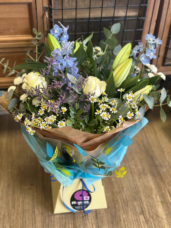 Flowers delivered to customer
