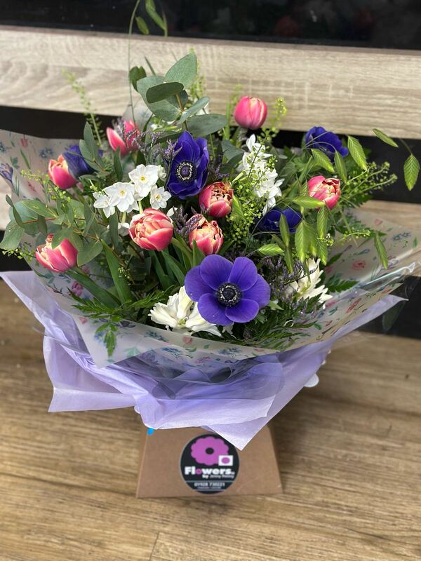 Flowers delivered to customer