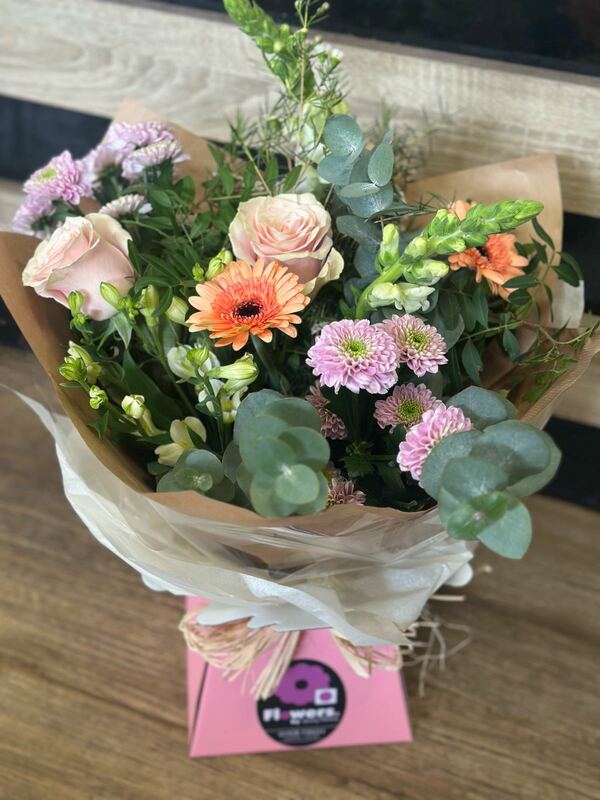 Flowers delivered to customer