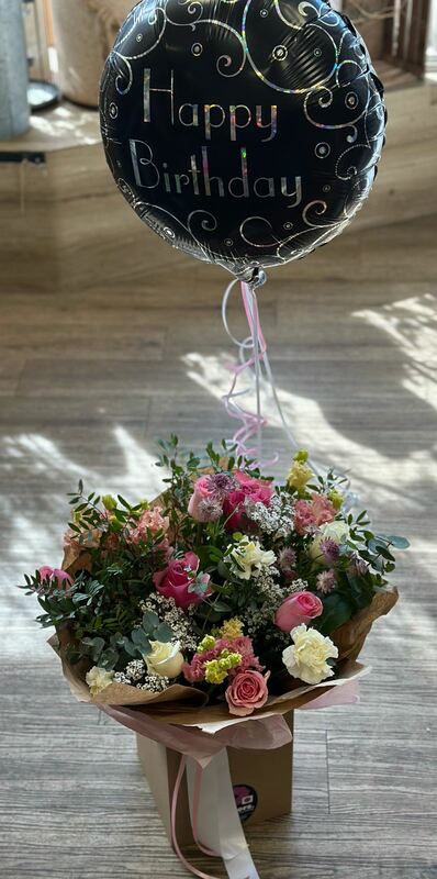 Flowers delivered to customer