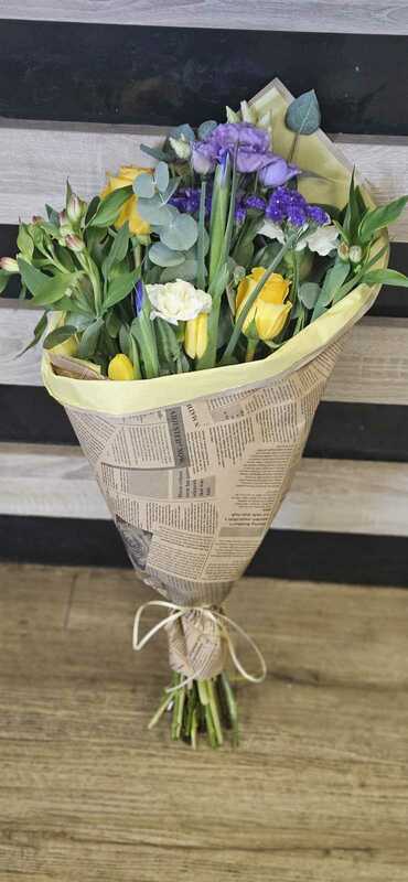 Flowers delivered to customer