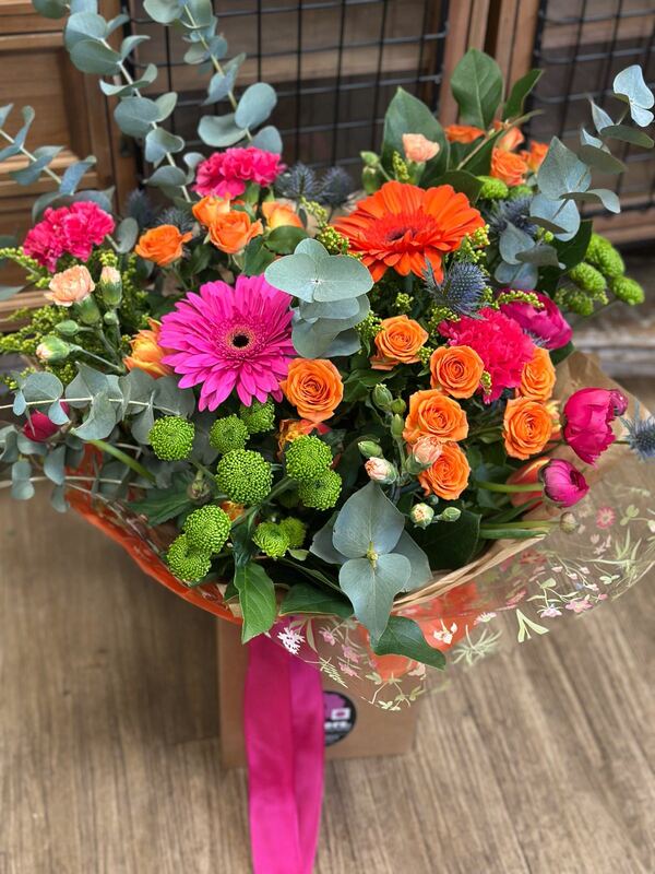 Flowers delivered to customer