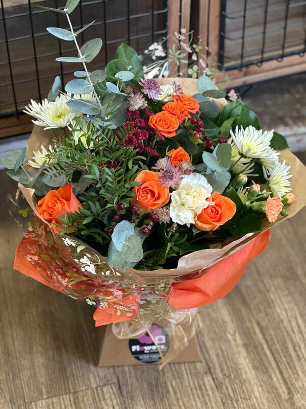 Flowers delivered to customer