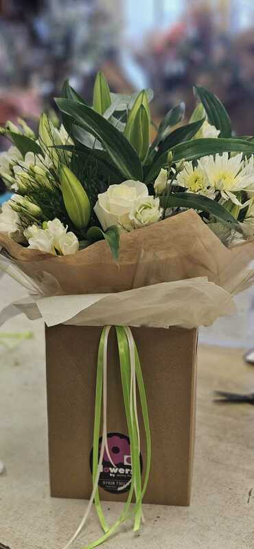 Flowers delivered to customer