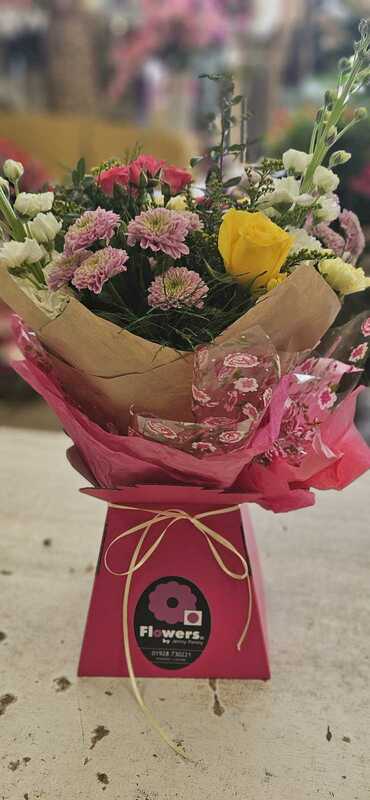 Flowers delivered to customer