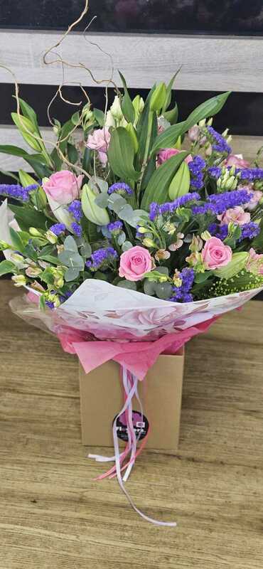 Flowers delivered to customer