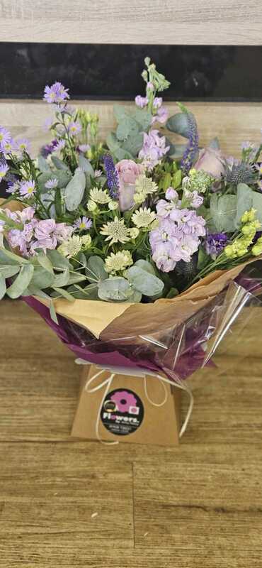 Flowers delivered to customer