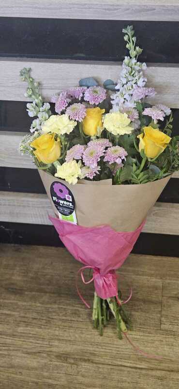 Flowers delivered to customer