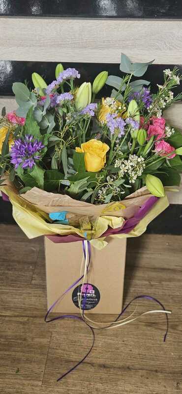 Flowers delivered to customer