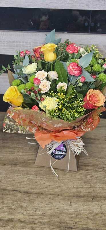 Flowers delivered to customer