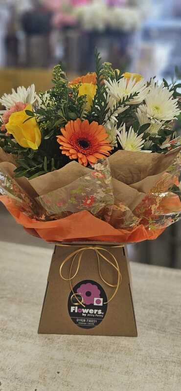 Flowers delivered to customer