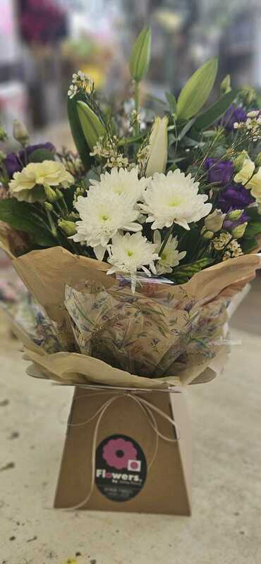 Flowers delivered to customer