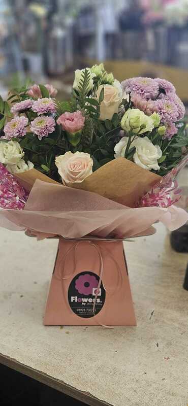 Flowers delivered to customer