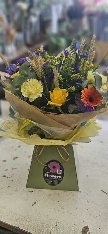 Flowers delivered to customer