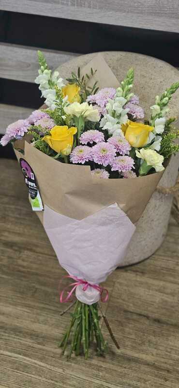 Flowers delivered to customer