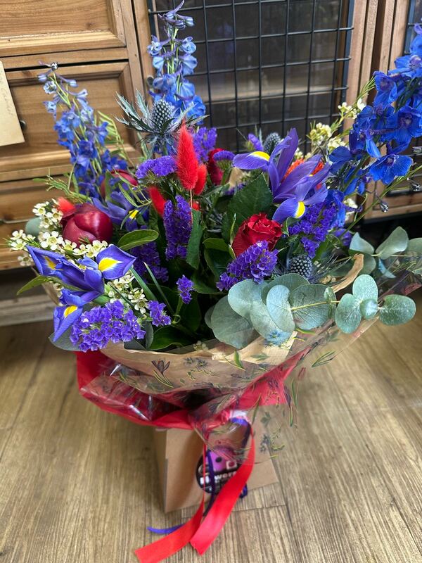 Flowers delivered to customer