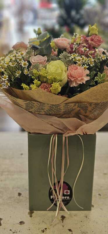 Flowers delivered to customer