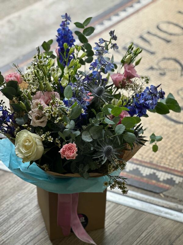 Flowers delivered to customer