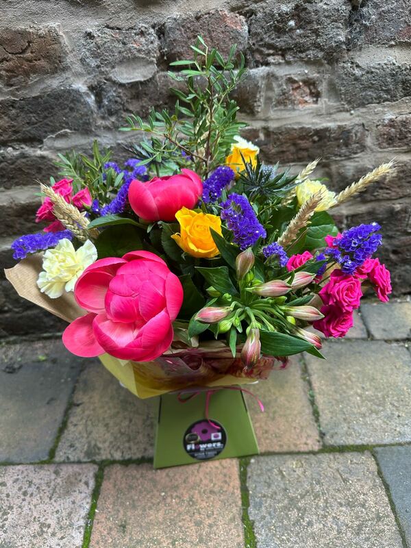 Flowers delivered to customer
