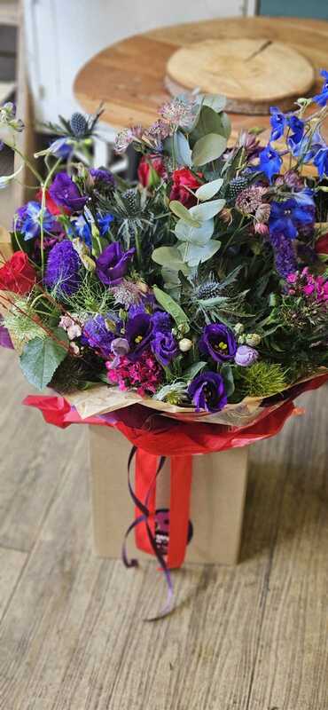 Flowers delivered to customer