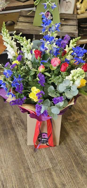 Flowers delivered to customer