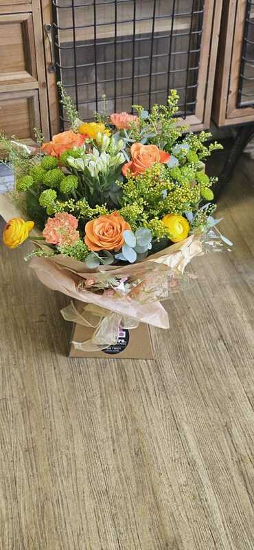 Flowers delivered to customer