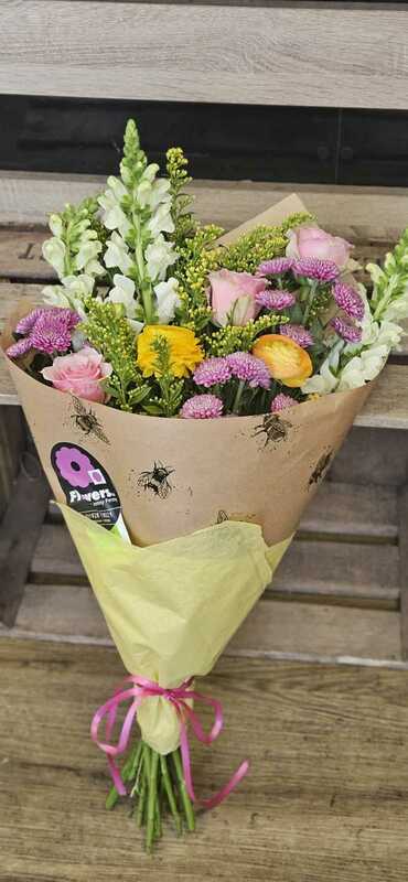 Flowers delivered to customer