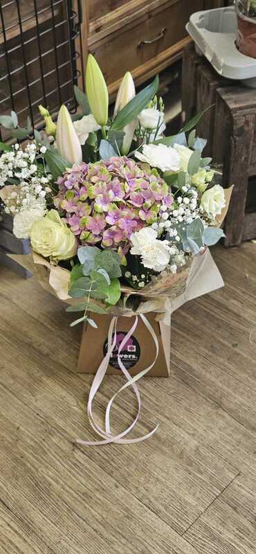 Flowers delivered to customer