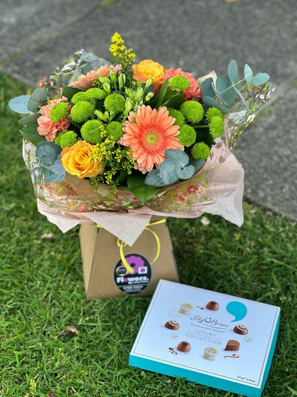 Flowers delivered to customer