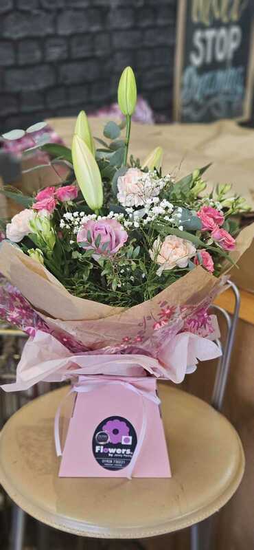 Flowers delivered to customer