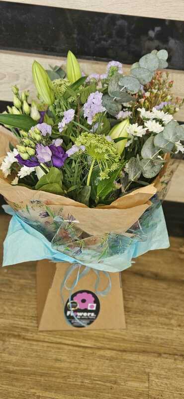 Flowers delivered to customer
