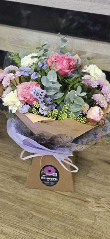 Flowers delivered to customer