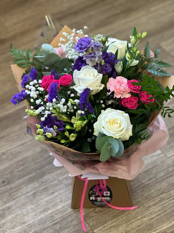 Flowers delivered to customer