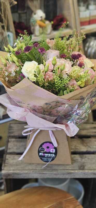 Flowers delivered to customer