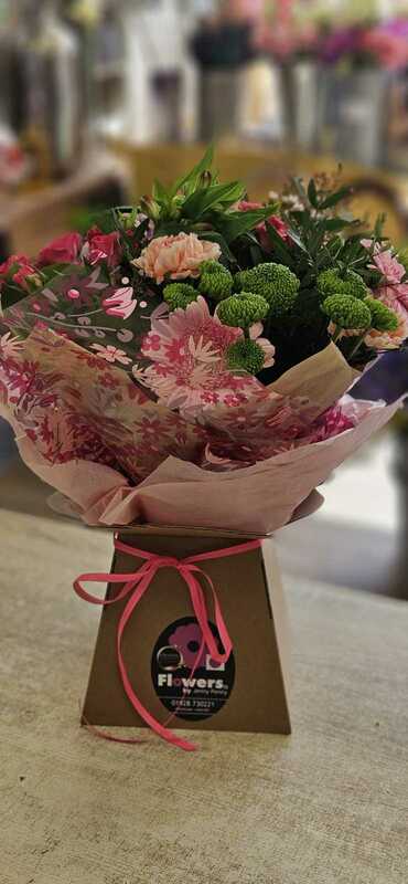 Flowers delivered to customer