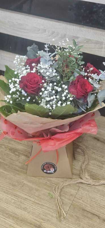 Flowers delivered to customer