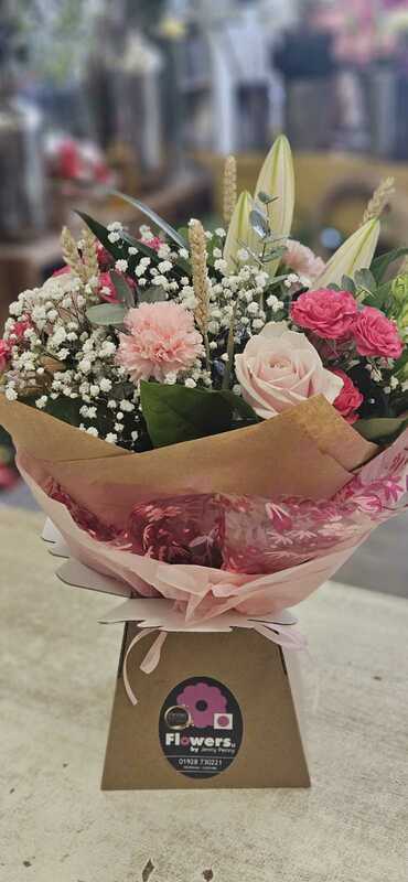 Flowers delivered to customer