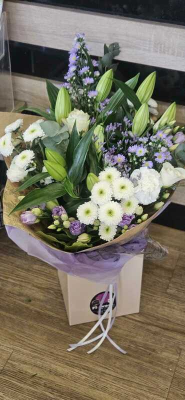 Flowers delivered to customer