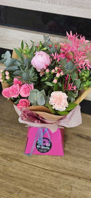 Flowers delivered to customer