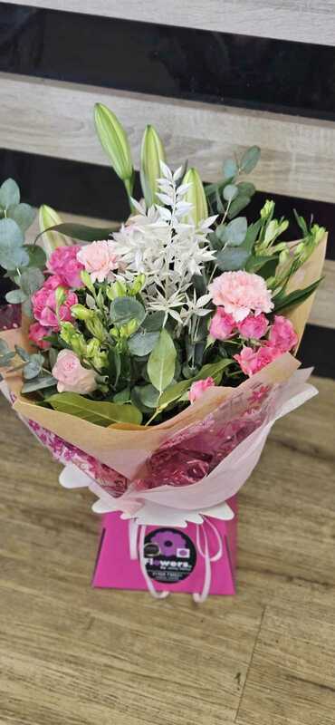 Flowers delivered to customer
