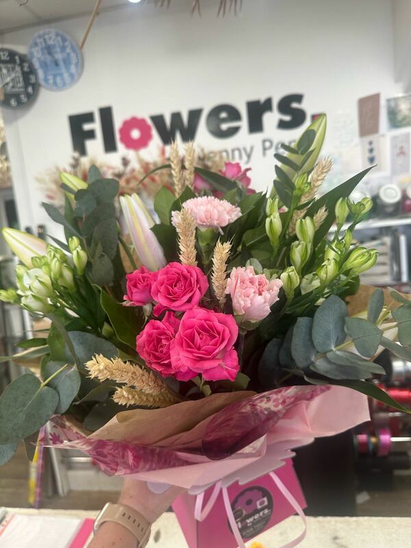 Flowers delivered to customer