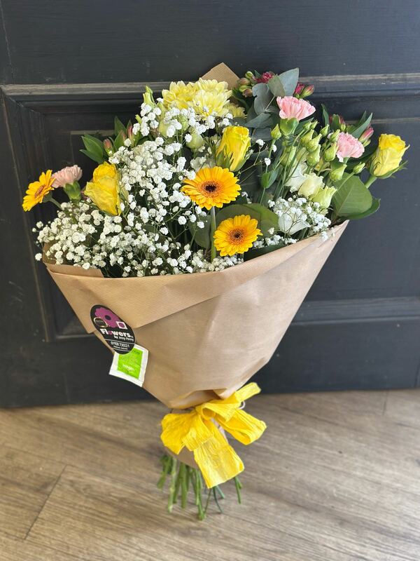 Flowers delivered to customer