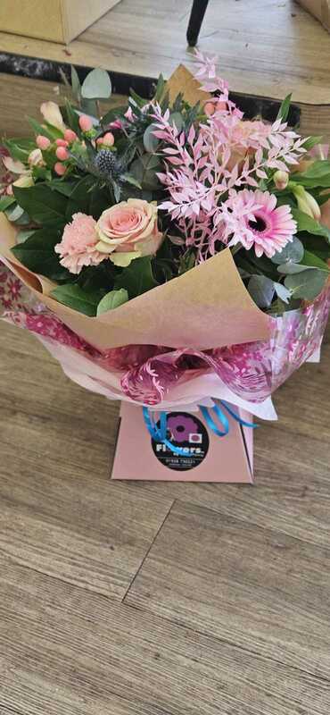 Flowers delivered to customer