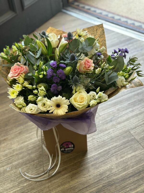 Flowers delivered to customer