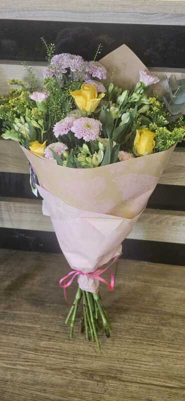 Flowers delivered to customer