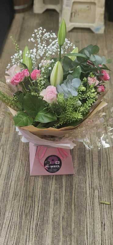 Flowers delivered to customer