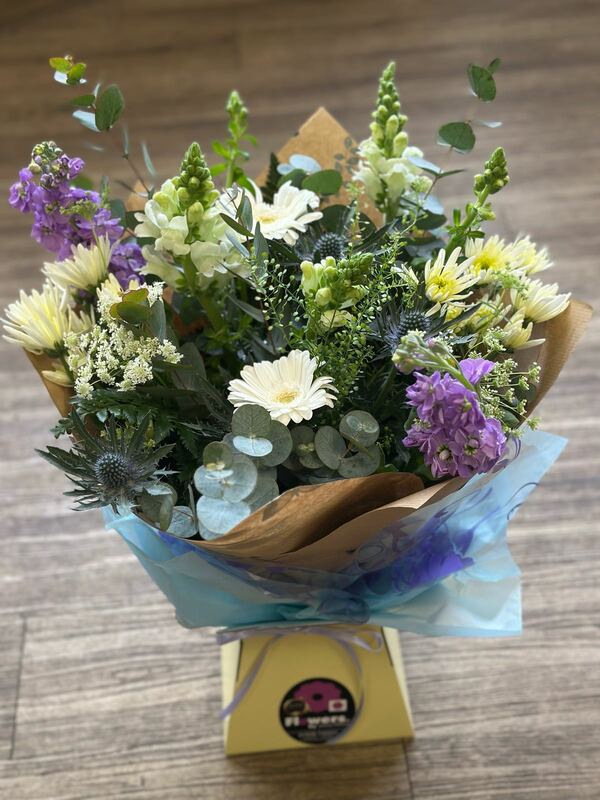 Flowers delivered to customer