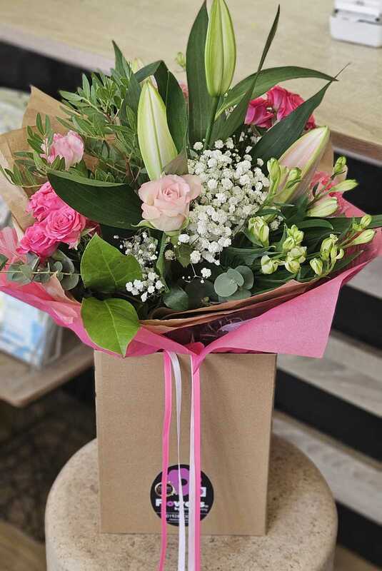Flowers delivered to customer