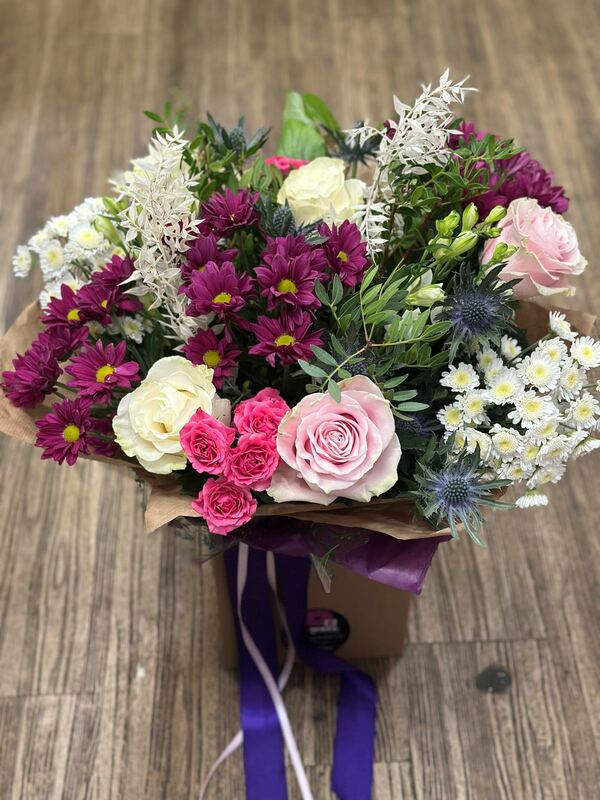 Flowers delivered to customer