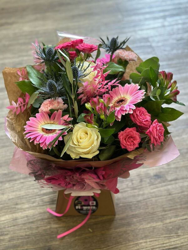 Flowers delivered to customer